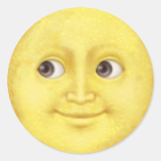 Moon emoji sticker
