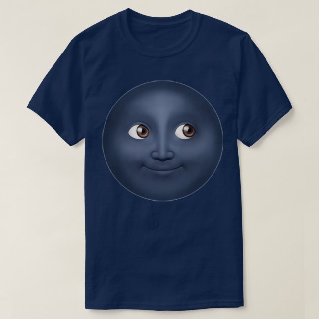 Moon Emoji T-Shirt (Design Front)