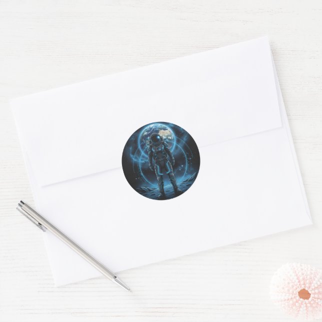 Moon Explorer Space sticker (Envelope)