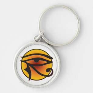 Moon Eye Of Horus Keychain