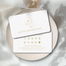 Moon Eye Yoga Reiki Wellness Salon 10 Loyalty Card