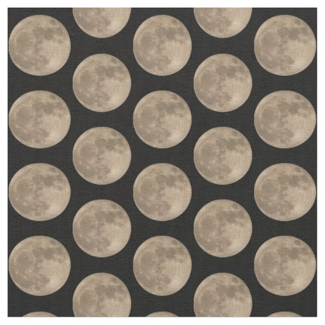 Moon Fabric Full Moon Fabric Custom Moon Fabric (Close Up)