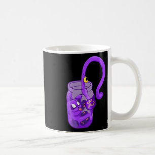 Moon Face Cat Nap - Cute Cat  Coffee Mug