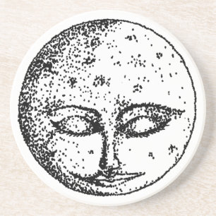 Moon Face Coaster (Face 01)