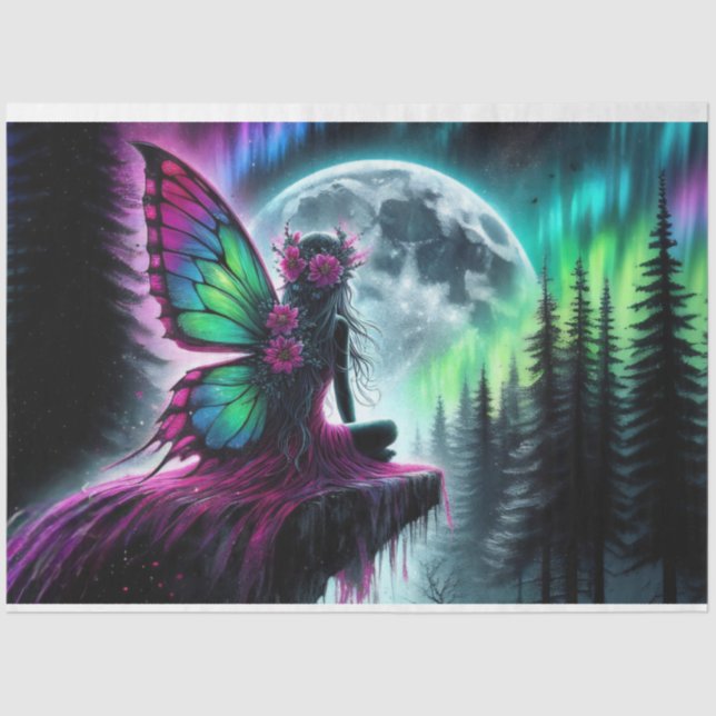 Moon Fairy Flower Tissue Paper (Front)