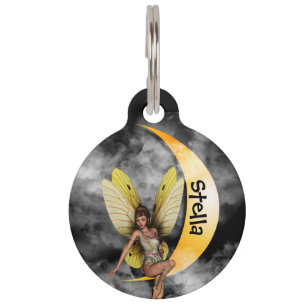 Moon Fairy Pet Tag
