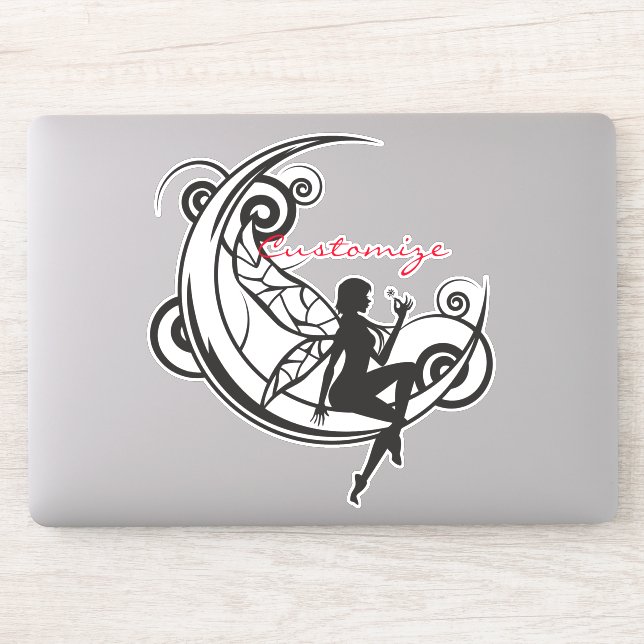 Moon Fairy Silhouette Thunder_Cove (Computer)
