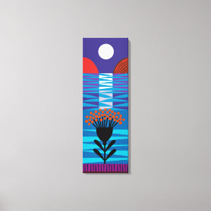 Moon Flower Canvas Print
