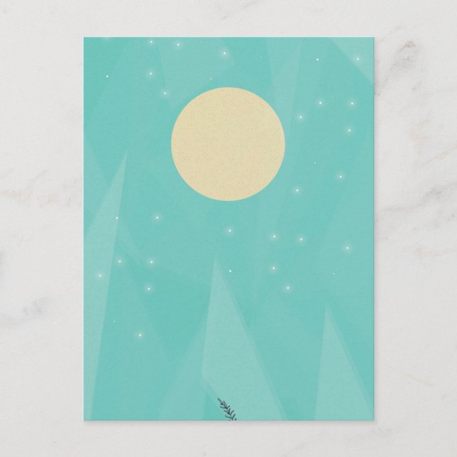 Moon Flower Postcard (Front)