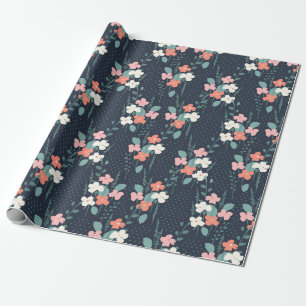 Moon Flower Wrapping Paper