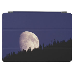 Moon & Forest   Glacier National Park Montana iPad Air Cover