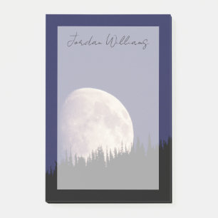 Moon & Forest   Glacier National Park Montana Post-it Notes