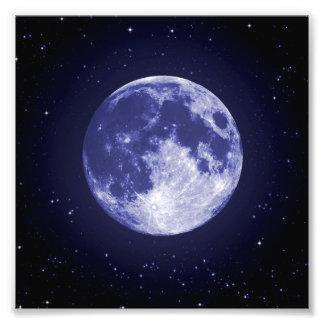 Moon from Earth Photo Print