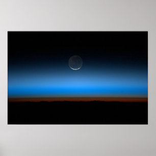 Moon From Space Poster