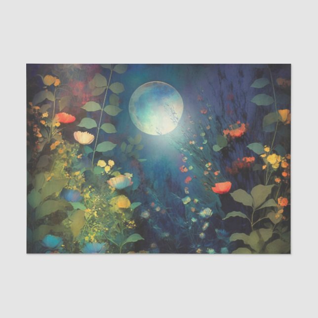 MOON GARDEN decoupage paper (Front)