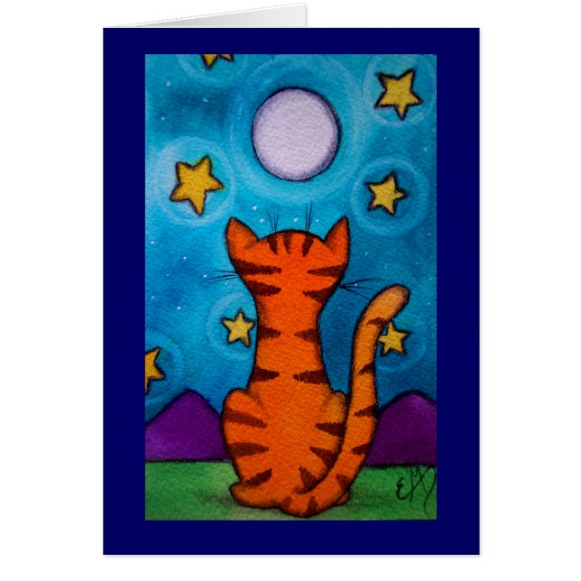 Moon Gazing Cat (Front)