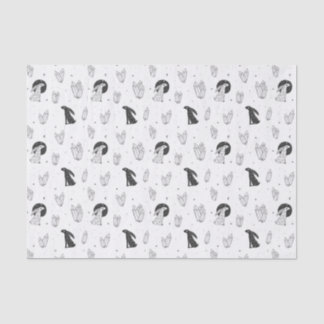 Moon Gazing Hare Tissue Paper
