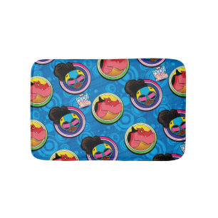 Moon Girl and Devil Dinosaur Circles Pattern Bath Mat