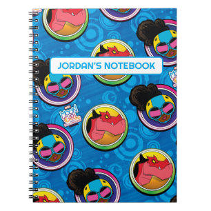 Moon Girl and Devil Dinosaur Circles Pattern Notebook