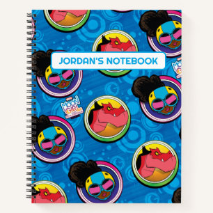 Moon Girl and Devil Dinosaur Circles Pattern Notebook
