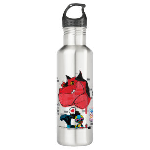 Moon Girl and Devil Dinosaur Graffiti Painting 710 Ml Water Bottle