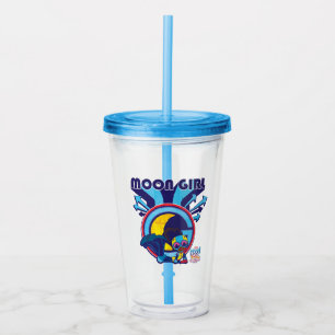 Moon Girl Arrow Icon Graphic Acrylic Tumbler