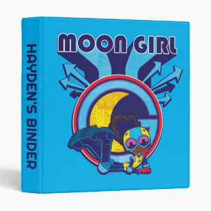 Moon Girl Arrow Icon Graphic Binder