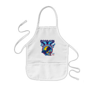 Moon Girl Arrow Icon Graphic Kids Apron
