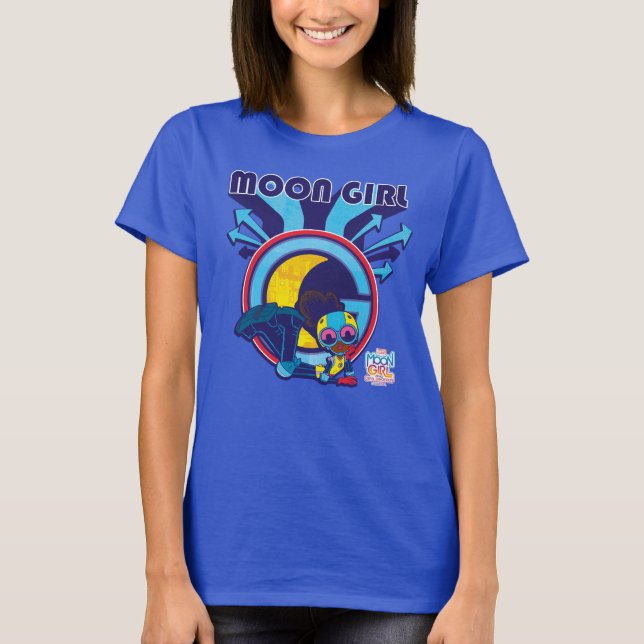 Moon Girl Arrow Icon Graphic T-Shirt (Front)