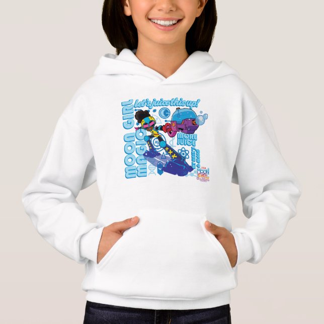 Moon Girl Bubble Maker Quote Graphic (Front)
