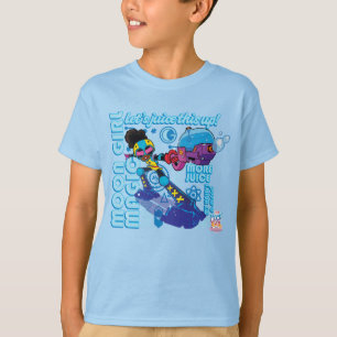 Moon Girl Bubble Maker Quote Graphic T-Shirt