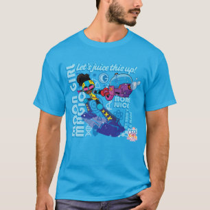 Moon Girl Bubble Maker Quote Graphic T-Shirt