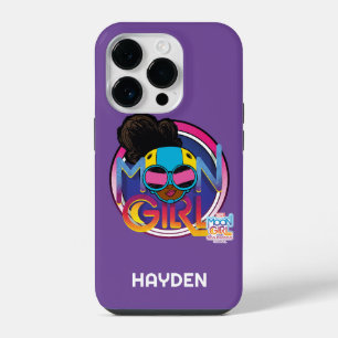 Moon Girl Goggles Logo Graphic iPhone 14 Pro Case