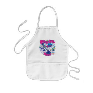 Moon Girl Magic Science Doodle Graphic Kids Apron
