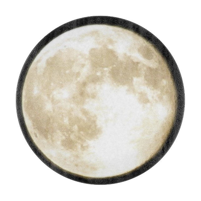 MOON glass cutting board | m3galleryStudio (Front)