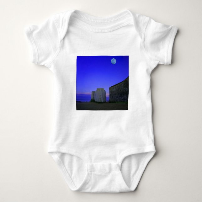 Moon Glow Baby Bodysuit (Front)