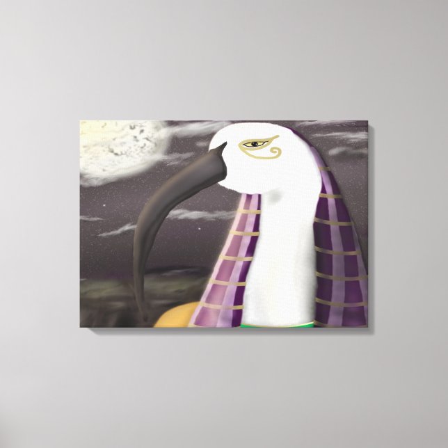Moon God Thoth Canvas Art (Front)