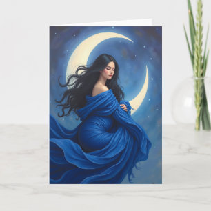 Moon Goddess Birthday Card