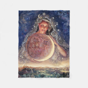 Moon Goddess Fleece Throw