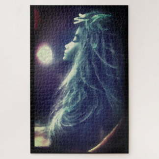 Moon goddess   jigsaw puzzle