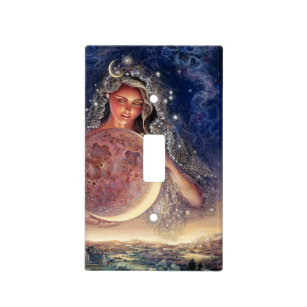 Moon Goddess Light Switch Cover