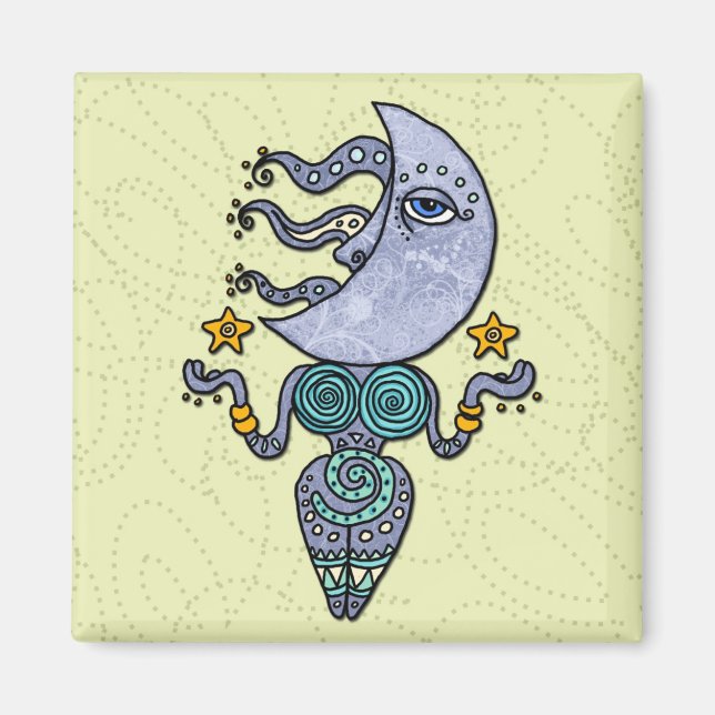 moon goddess magnet (Front)