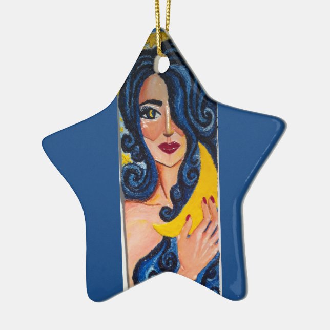 Moon Goddess Ornament (Left)