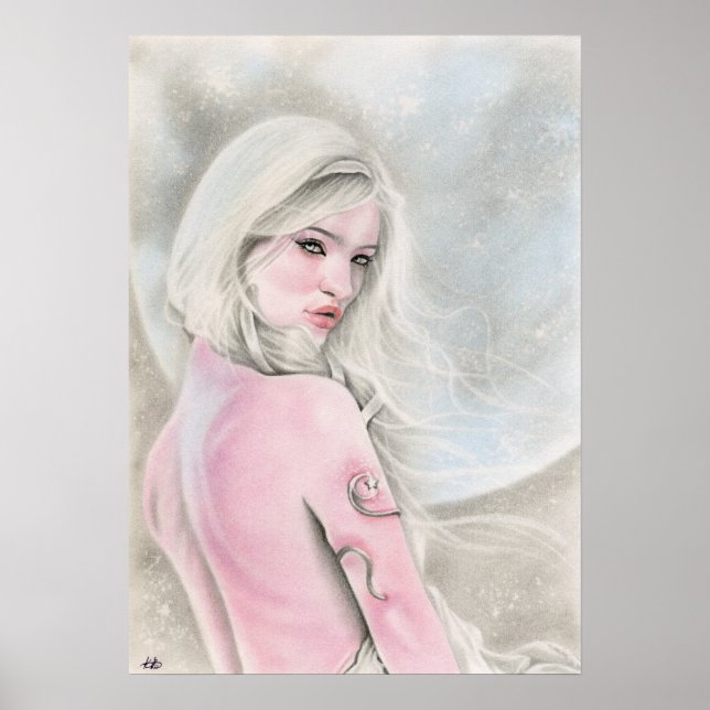 Moon Goddess Selene Poster (Front)