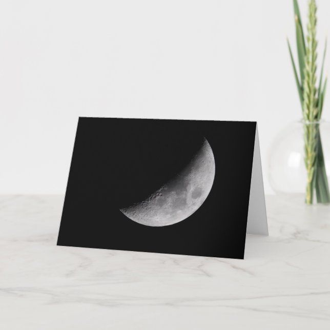 Moon greeting card (Front)
