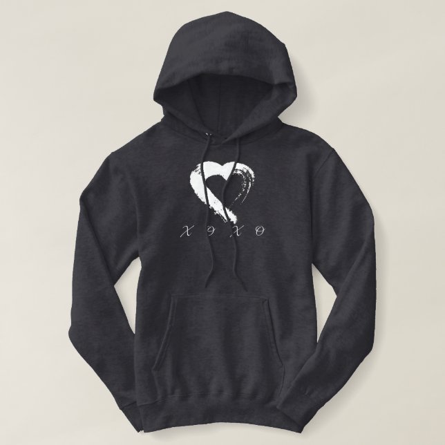 Moon Heart XOXO Hoodie (Design Front)