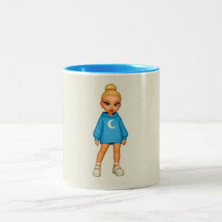 Moon Hoodie Fashion Doll Mug