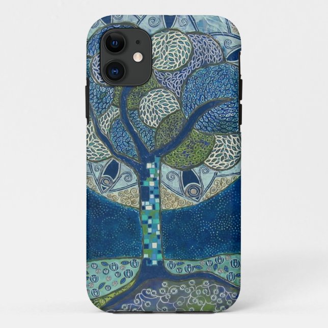 Moon in Bloom (painting) Case-Mate iPhone Case (Back)