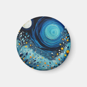 Moon In The Garden 804 Magnet