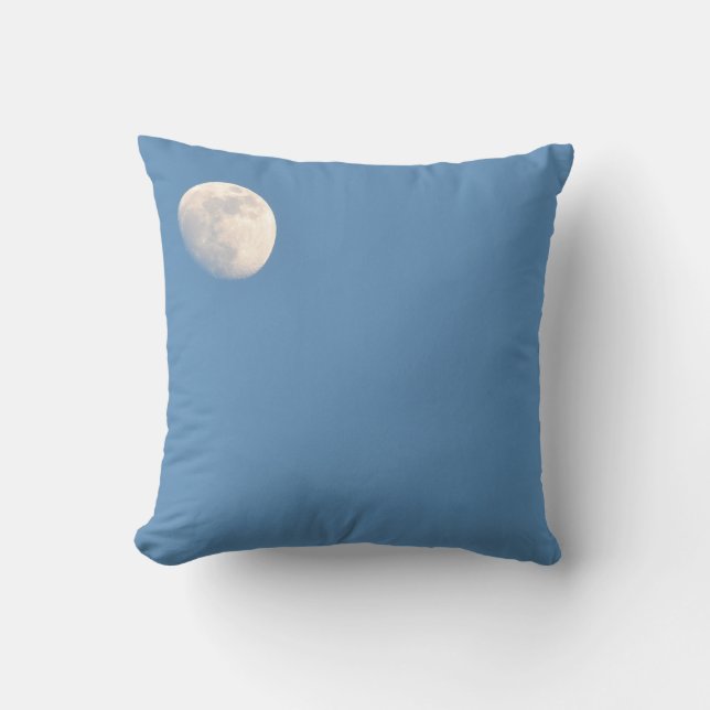 Moon in the Sky Throw Pillow (Front)
